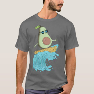Funny Avocado Funny Surfing Avocado Surfing Avocad T Shirt