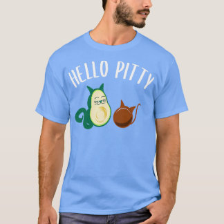 Funny Avocado Guacamole Cat Humor T Shirt