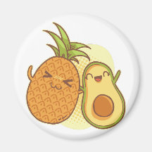 Funny Avocado Pineapple Best Friends BFF Kawaii