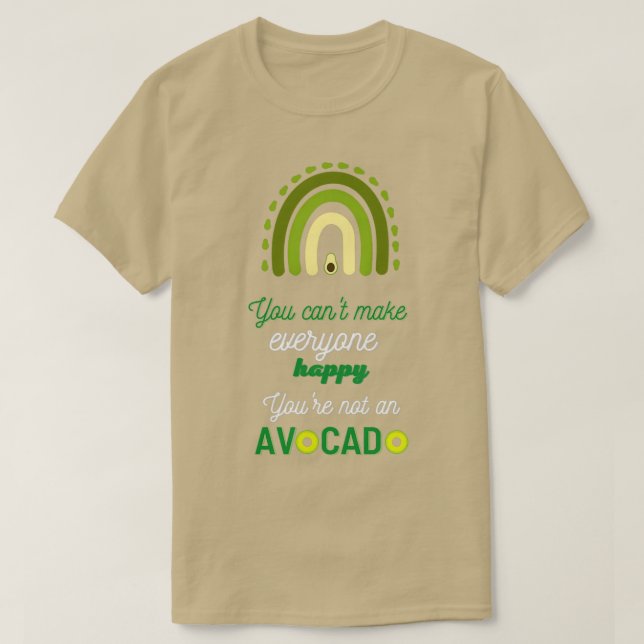 Funny avocado Quotes Classic TShirt T Shirt (Design framsida)