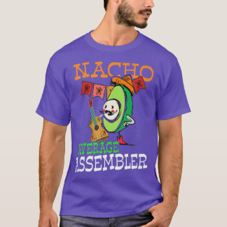Funny Avocado Sombrero Fiesta Nacho Average Assemb T Shirt