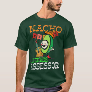 Funny Avocado Sombrero Fiesta Nacho Average Assess T Shirt