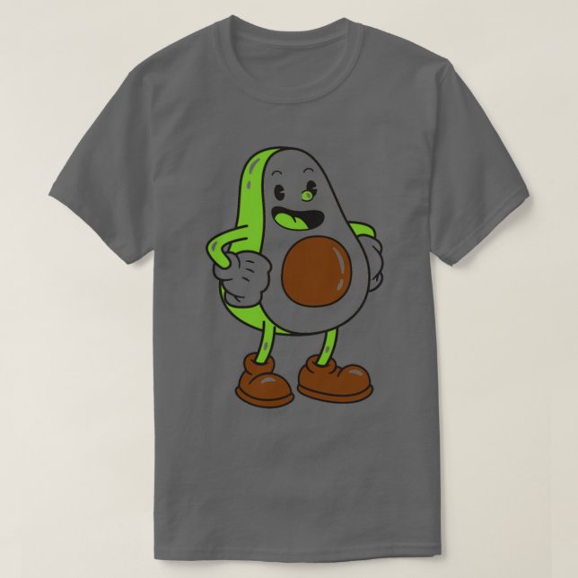 Funny avocado stil t shirt (Design framsida)