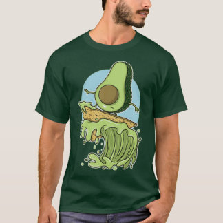Funny Avocado Surfing 51 T Shirt
