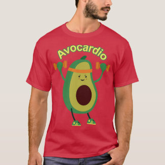 Funny Avocado Surfing 5 1 T Shirt