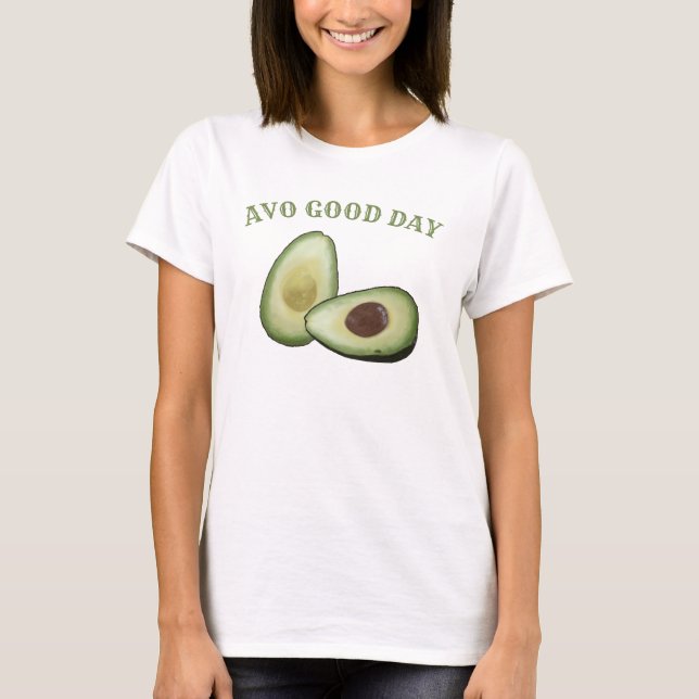 Funny Avocado T-Shirt (Framsida)