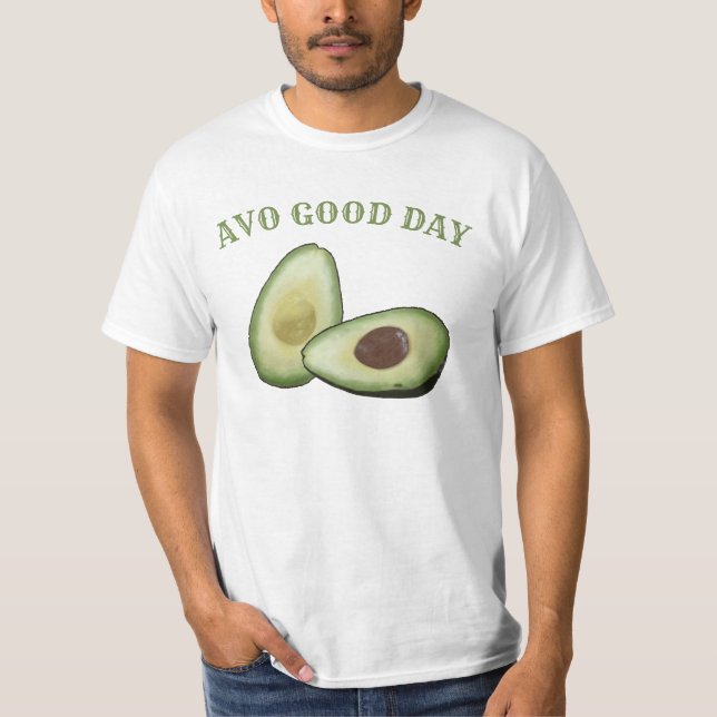 Funny Avocado T Shirt (Framsida)