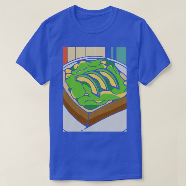 Funny Avocado Toast älskare-gåva T Shirt (Design framsida)