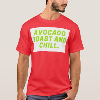 Funny avocado toast brunch älskare design t shirt