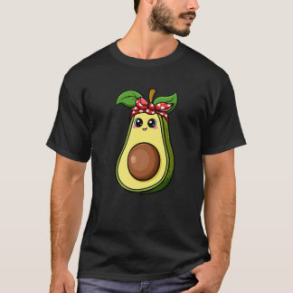 Funny Avocado Vegan Women Vegetarian Motive T Shirt