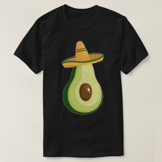 Funny Avocados 18 T Shirt (Design framsida)