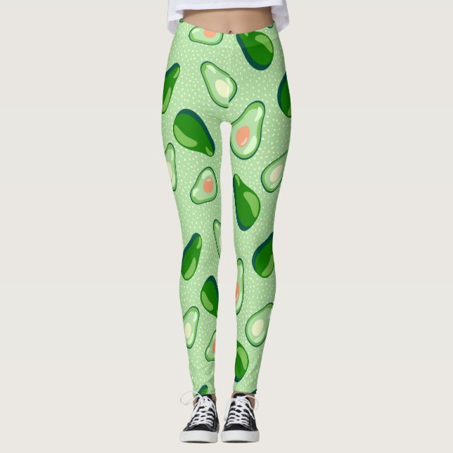 Funny Avocados Leggings (Framsida)