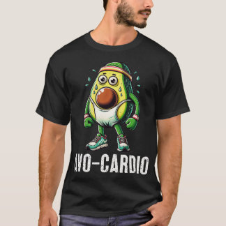Funny Avocardio Avocado dio Exercise Fitness Pun H T Shirt