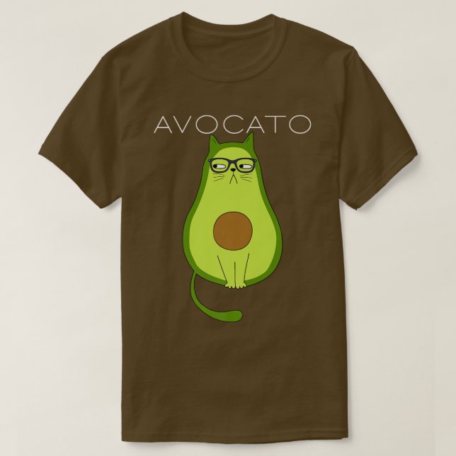 Funny Avogato Cat Avocado Cat Lover gifts AVOGATO T Shirt (Design framsida)