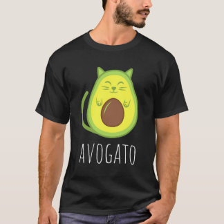 Funny Avogato Cat Avocado T Shirt