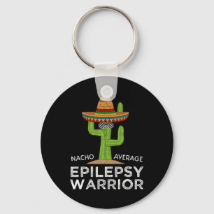 Funny Awareness Epilepsy Warrior Nyckelring