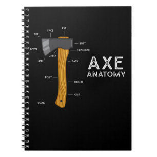 Funny Ax Humor Hatchet Woodworking Ax Throwing Anteckningsbok