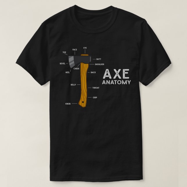 Funny Ax Humor Hatchet Woodworking Ax Throwing T Shirt (Design framsida)