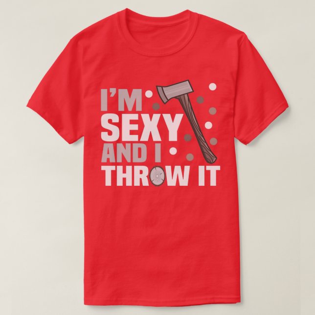 Funny Ax Throwing Ax Thrower Classic TShirt T Shirt (Design framsida)