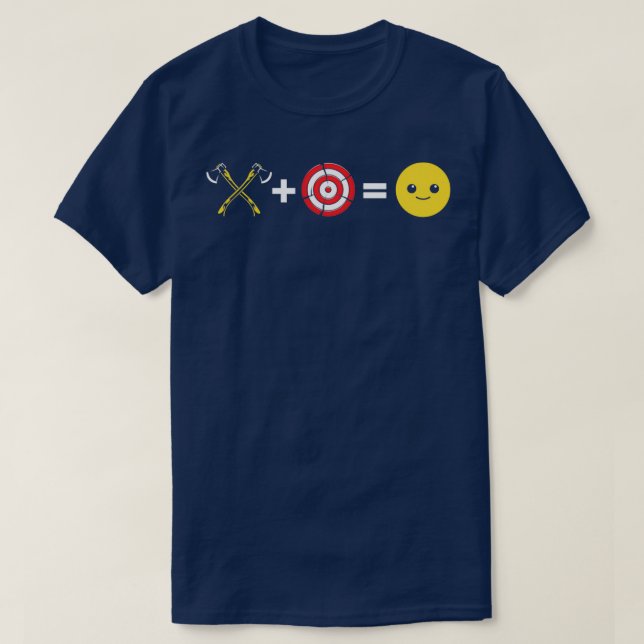 Funny Ax Throwing Axes Hatchet Thrower gör mig H T Shirt (Design framsida)