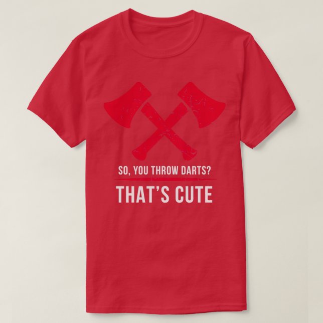 Funny Ax Throwing Fläkt Merchandise 1 T Shirt (Design framsida)