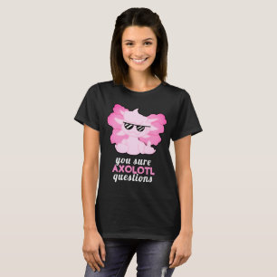 Funny Axolotl-frågor T-Shirt