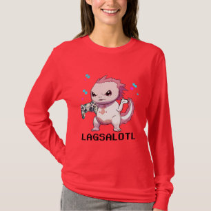 Funny Axolotl Gamer Lag T Shirt