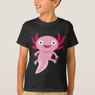 Funny Axolotl Illustration T Shirt