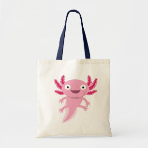 Funny Axolotl Illustration Tygkasse