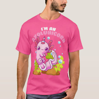 Funny Axolotl Unicorn Älskare Mexican Salamander T Shirt
