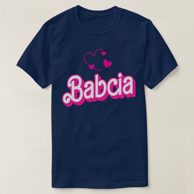 Funny Babcia Gifts Womens Babcia 1 T Shirt (Design framsida)