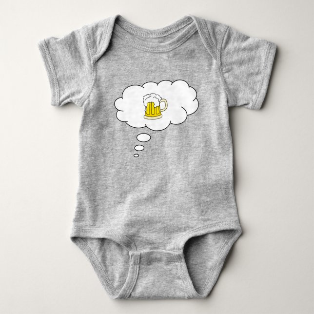 Funny Baby Beer Dream T-shirt (Framsida)