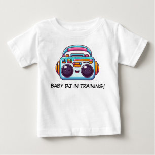 Funny Baby DJ in Training Shirt T