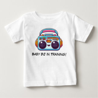 Funny Baby DJ in Training Shirt T