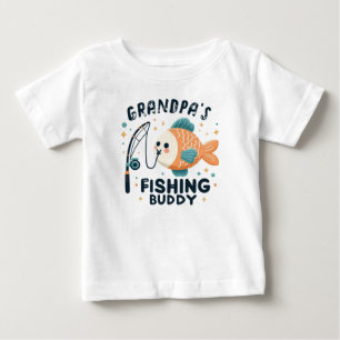 Funny Baby Fish Morpas Fiske i Buddy Baby T Shirt