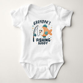 Funny Baby Fish | Morpas Fiske i Buddy Baby T Shirt