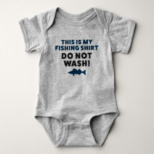 Funny Baby Fishing Jersey Bodydräkt Shirt T