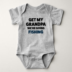 Funny Baby Fishing Jersey Bodydräkt Shirt T Shirt