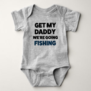 Funny Baby Fishing Jersey Bodydräkt Shirt T Shirt