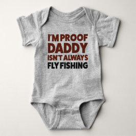Funny Baby Flygfiske Jersey Bodydräkt Shirt T
