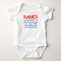 Funny Baby Qoutes Gift Baby Bodykostym