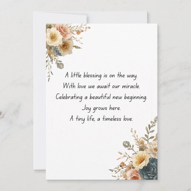 Funny Baby Shower Party Invitation Template Inbjudningar (Framsida)