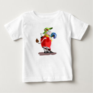 Funny Baby T-Shirt med modern kummel