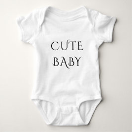 Funny Baby Text Bodykostym Soft och Comfy for Infa T Shirt