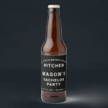 Funny Bachelor Party Beer Label Ölflaska Etikett<br><div class="desc">Lägg till lite roligt på din reklamfest med de här redigerbara öletiketterna. Redigera enkelt alla formuleringar och färg!</div>