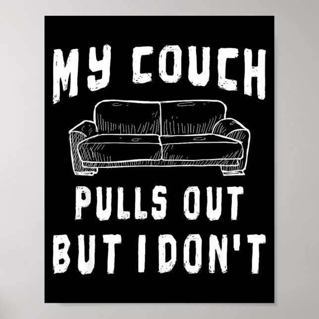 Funny Bachelor Party S Pull Out Mens Humor Sarcast Poster (Framsidan)