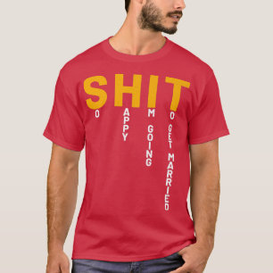 Funny Bachelor Party Stag Party Bröllopsfest Manar T Shirt