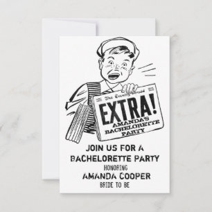 Funny bachelorette Party bachelor Party Inbjudningar
