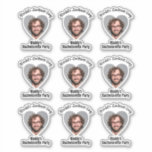 Funny Bachelorette Party Grooms favoriter i Ansikt Klistermärken<br><div class="desc">Roligt för bridens bachelorettfest. Lägg till ett eget foto av triummet och anpassa med din egen text.</div>