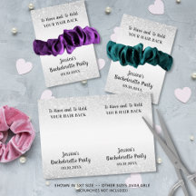 Funny Bachelorette Party Scrunchie Holder Favor